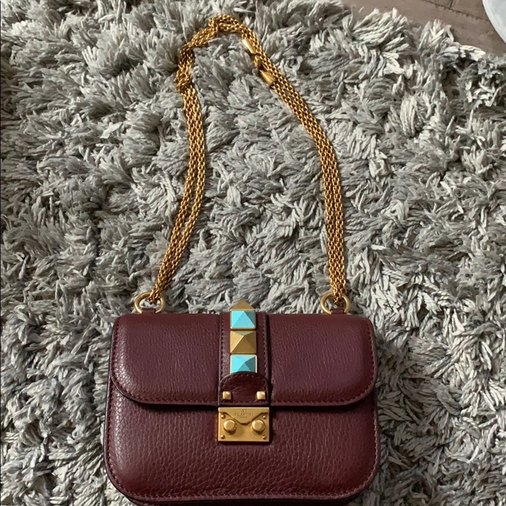 Valentino rock stud chain bag